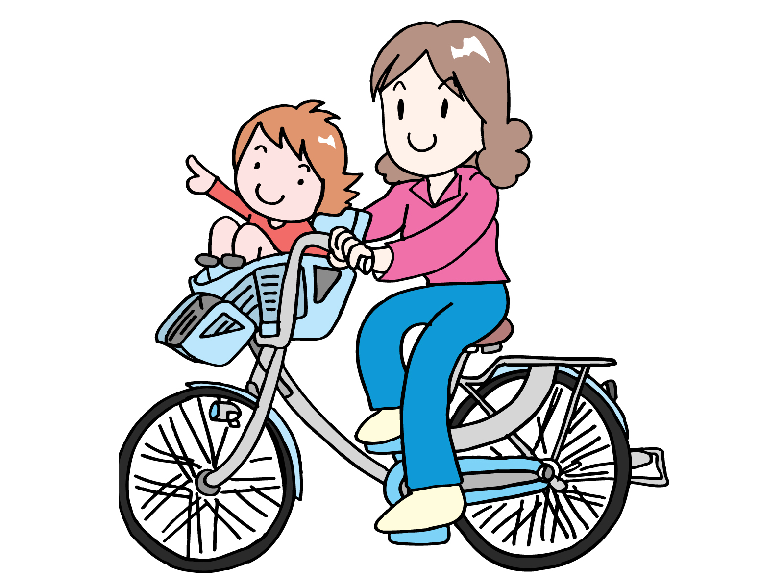 子供乗せ自転車はいつから何歳までOK？前乗せと後ろ乗せはどっち？ 片付けや掃除のコツ裏技情報サイト【家事NAVI】